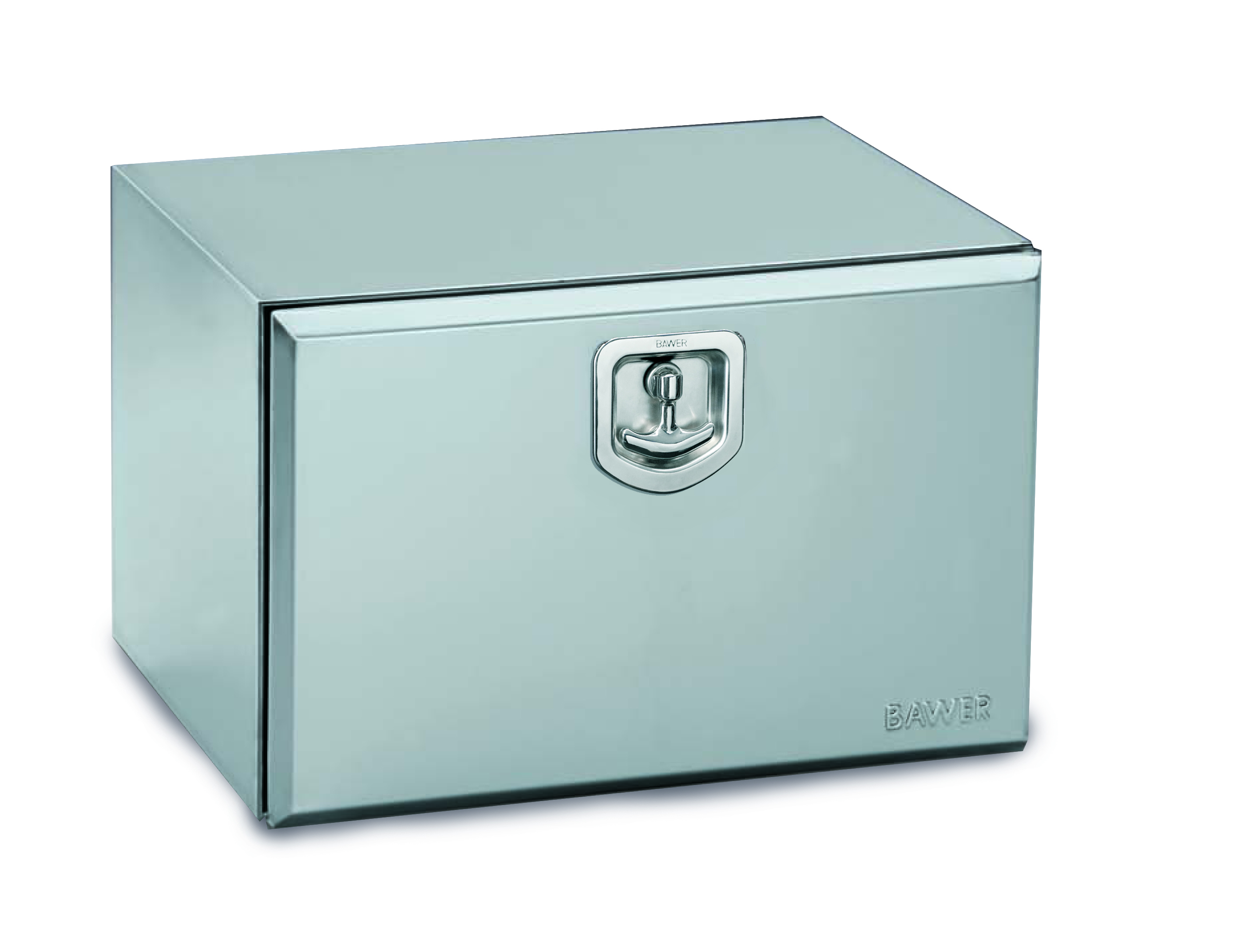  Bawer L800 x H400 x D350mm Stainless Steel Toolbox - Matt Finish with S/S Lock -TA352505 