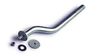 35mm Diameter Zinc-Plated Single Bolt Wingstays