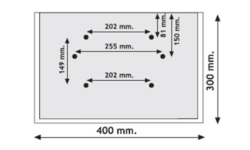 Panel Holder for Large Standard Haz Chem Board 400MM X 300MM