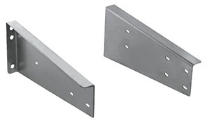 Bawer Pair of stainless steel brackets (520 x 205mm)