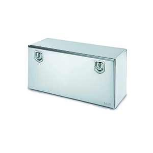 Bawer L1000 x H400 x D400mm Stainless Steel Toolbox - Matt Finish with S/S Lock