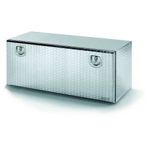 Bawer L800 x H500 x D500mm Stainless Steel toolbox - Flowered Finish with S/S Lock