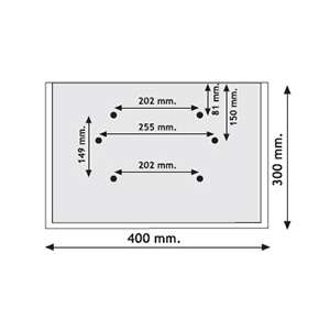 Panel Holder for Large Standard Haz Chem Board 400MM X 300MM