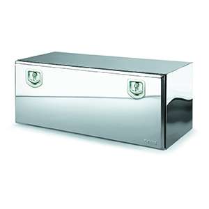 Bawer L800 x H500 x D500mm Stainless Steel Toolbox - Bright Finish with S/S Lock