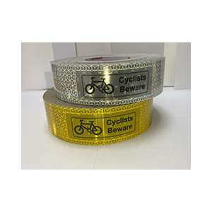 Orafol ECE 104 Yellow Reflective Tape - CYCLISTS BEWARE