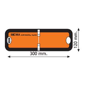 Standard & Folding Haz Chem Board Small A.D.R. 300MM X 120MM