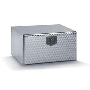 Bawer L500 x H350 x D400mm Stainless Steel Toolbox - Flowered Finish with Europlex Lock