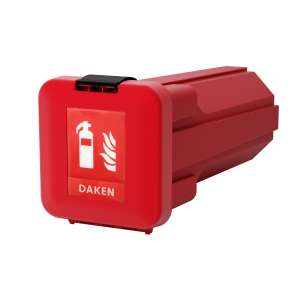 Red Sliden Top Loading fire Extinguisher Box without window